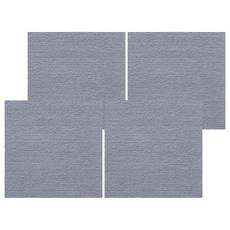 免膠吸附無痕拼接地墊 Set 4, 50 x 50 x 0.5cm, 淺灰色, 1組