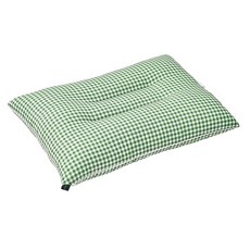 빨아쓰는 체크 꿀잠 전체세탁 가능 3D 입체봉제 C라인 지지 낮은 경추베개, 올리브, 1개