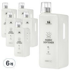 비지엔젤 초고농축 유아섬유유연제 코튼블라썸, 1L, 6개