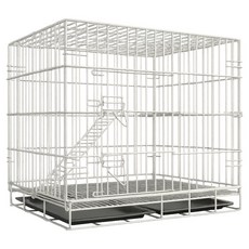 貓籠子家用貓別墅帶廁所, 白色, 1個