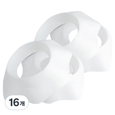 MF商店 防濕矽膠防水防潑濺洗臉護腕 M, 16個, 白色