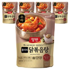 양반 수라 통다리 닭볶음탕, 490g, 5개