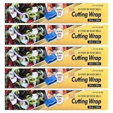 真好用滑動切割保鮮膜, 100m, 5個