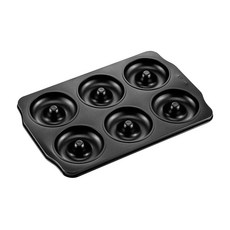 CHEFMADE 學廚 6連甜甜圈模 WK9038 金鋼黑, 1個