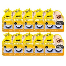 lashtoc 一觸式假睫毛, 單一顏色, 10個