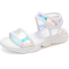 BEBEMARU 女童 Gram 亮片涼鞋 9996