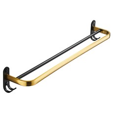 MONACO OLIVE 金屬系列毛巾架 50cm, 金黑色, 1個