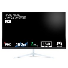 픽셀아트 FHD Fast IPS 180Hz 모니터 화이트, 68.58cm, PA2718W(일반)