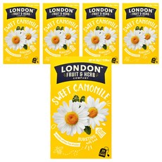 LONDON FRUIT & HERB 蜜香甘菊茶包, 1.5g, 20個, 5盒