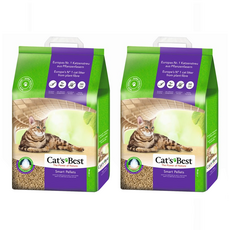 Cat's Best 無塵凝結木屑砂 紫標, 無塵, 10kg, 2包