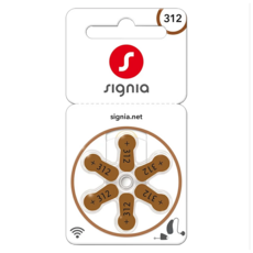 signia 西嘉 助聽器電池, A312 PR41, 1組