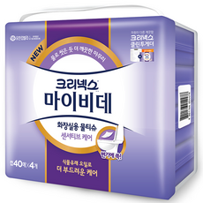 마이비데 센서티브케어 비데티슈 캡형, 55g, 40매, 4개