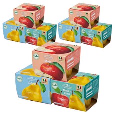 네츄럴누바 생과일 퓨레 상큼팩 3종 세트, 사과, 배, 사과 + 배 혼합맛, 3세트