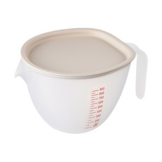 AKEBONO 曙產業調理盆 日本製造帶蓋日用碗 CH-2122 灰色 大號, 1個