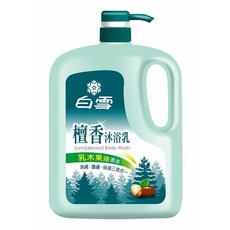 Snow White 白雪 檀香沐浴乳 乳木果油, 2kg, 1桶