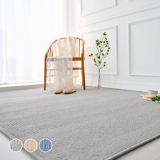 initium 素色泡泡紗方形地墊