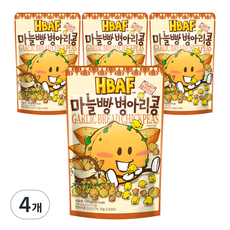 HBAF 鷹嘴豆 大蒜麵包味, 4包, 150g