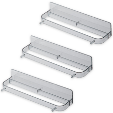 제이로 슬리퍼 정리 거치대 접착식 다용도 걸이, 블랙, 3개