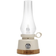 지오프리 대나무 클래식 감성캠핑 랜턴 GF1021001WH, 아이보리 화이트, 1개