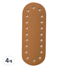 Yarna 手機包皮革底板 4 x 10.5 cm, 4個, 駝色