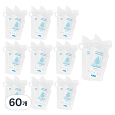 Flexline 緊急拋棄式旅行車用尿袋, 白色, 60個