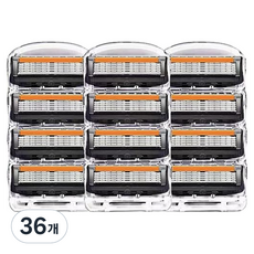 CELLIVING 男性專用5層刮鬍刀片 單一2, 1入, 36個