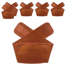 KOXINA 黃土冷熱兩用棉質腰部熱敷袋, 6個