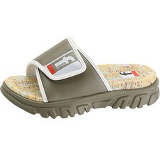 魔鬼氈緩震軟綿哈比拖鞋, 3號(230~235), 軟木卡其