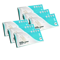 글러브센스 TPE 위생비닐장갑 M, 100개입, 6개