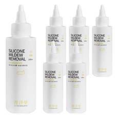 潔淨學 矽利康除霉凝膠, 高黏附力, 完整包覆黴菌, 濃度為市售凝膠兩倍, 深層除霉, 通過SGS制菌檢驗, 100ml, 6瓶