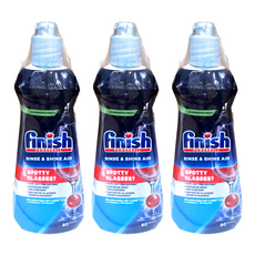 finish 洗碗機光潔劑, 400ml, 3瓶