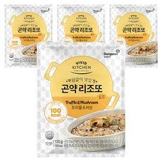 VIVID KITCHEN 即食松露蘑菇蒟蒻燴飯, 150g, 4個