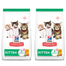 힐스사이언스다이어트 고양이 치킨 레시피 기능성 사료, 키튼, 1.58kg, 2개 키튼, 1.58kg, 2개