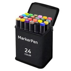 DADA 設計繪圖馬克筆布盒, 24色, 1套