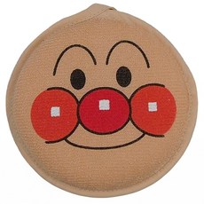 BANDAI ANPANMAN 麵包超人 兒童洗澡海綿II, 咖啡色, 1個