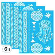 Beauty Pop 紋身貼紙 F, 3, 6個