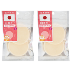 MEKO 櫻吹雪 圓形海綿 2入, 2包, 圓形