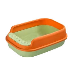 半封閉貓砂盆 附貓砂鏟, 抹茶綠, 51 x 36 x 17cm, 1組