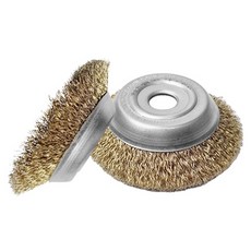 World Clean 除鏽鋼鐵半杯型鋼絲刷 100mm, 2個