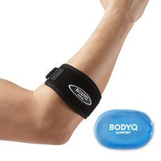 Bodyq 高爾夫網球手肘支撐帶 + 凝膠墊, 1個