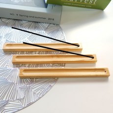 Lili Does 竹製原木線香座 3入, 單一顏色