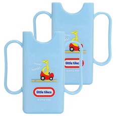 Little Tikes 長頸鹿款飲料塑膠杯架 125毫升, 藍色, 2個