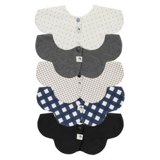 코니 롤링 턱받이 5종, F세트, 1세트