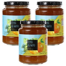 초록원 민트 유자차, 560g, 1개입, 3개