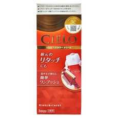 CIELO 宣若 EX 染髮霜 簡單一按 白髮用, 3C 焦糖棕, 1盒