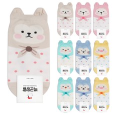 Park Goon 女款動物造型短襪 10雙