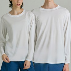 TERAWOOD 男女通用 City Dry 圓領長袖T恤 2件組