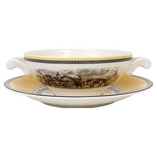 Villeroy&Boch 奧頓湯碗 + 湯碗碟, 混合顏色, 1套