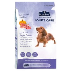 BLUE BAY倍力 成犬S30低敏配方狗飼料 羊肉 + 南瓜 含80%動物性優質蛋白質, 關節保健, 7.5kg, 1袋