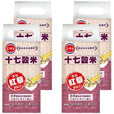 三好米 十七穀米，添加紅藜新配方，日本最新流行養身穀米, 1.2kg, 4包